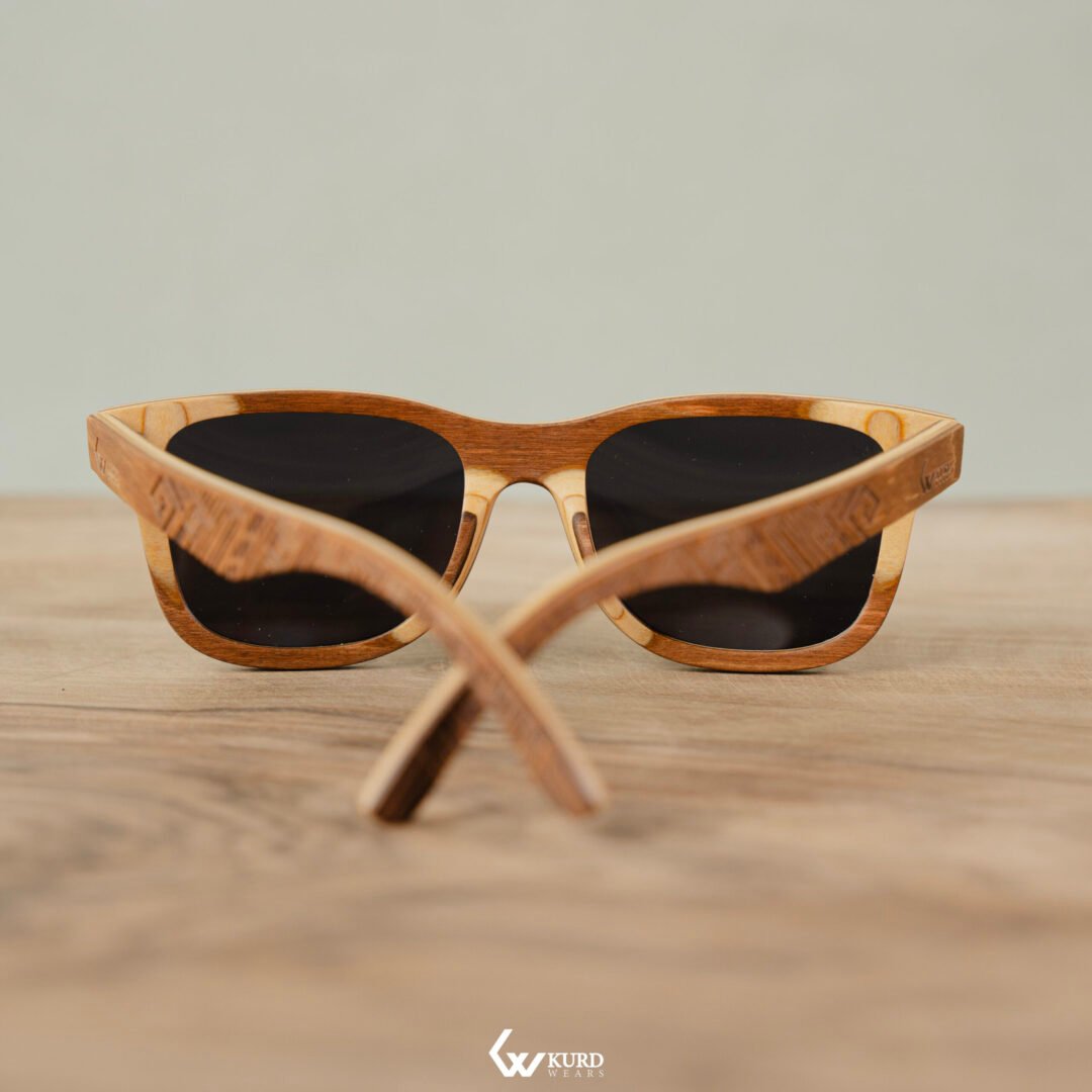 Classic Brown Wooden Sunglasses - Image 4