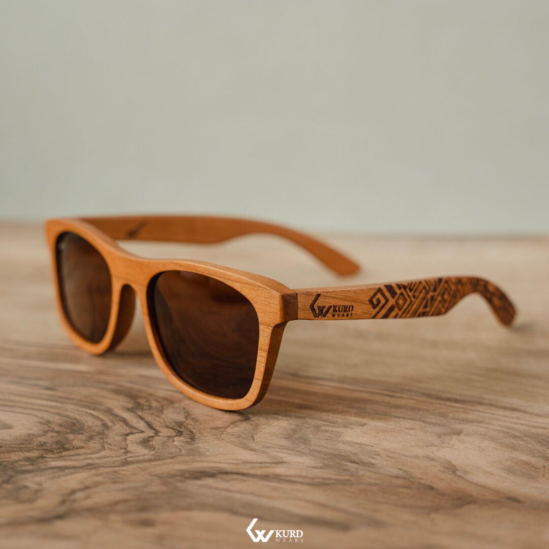 Classic Gold Wooden Sunglasses - Image 11