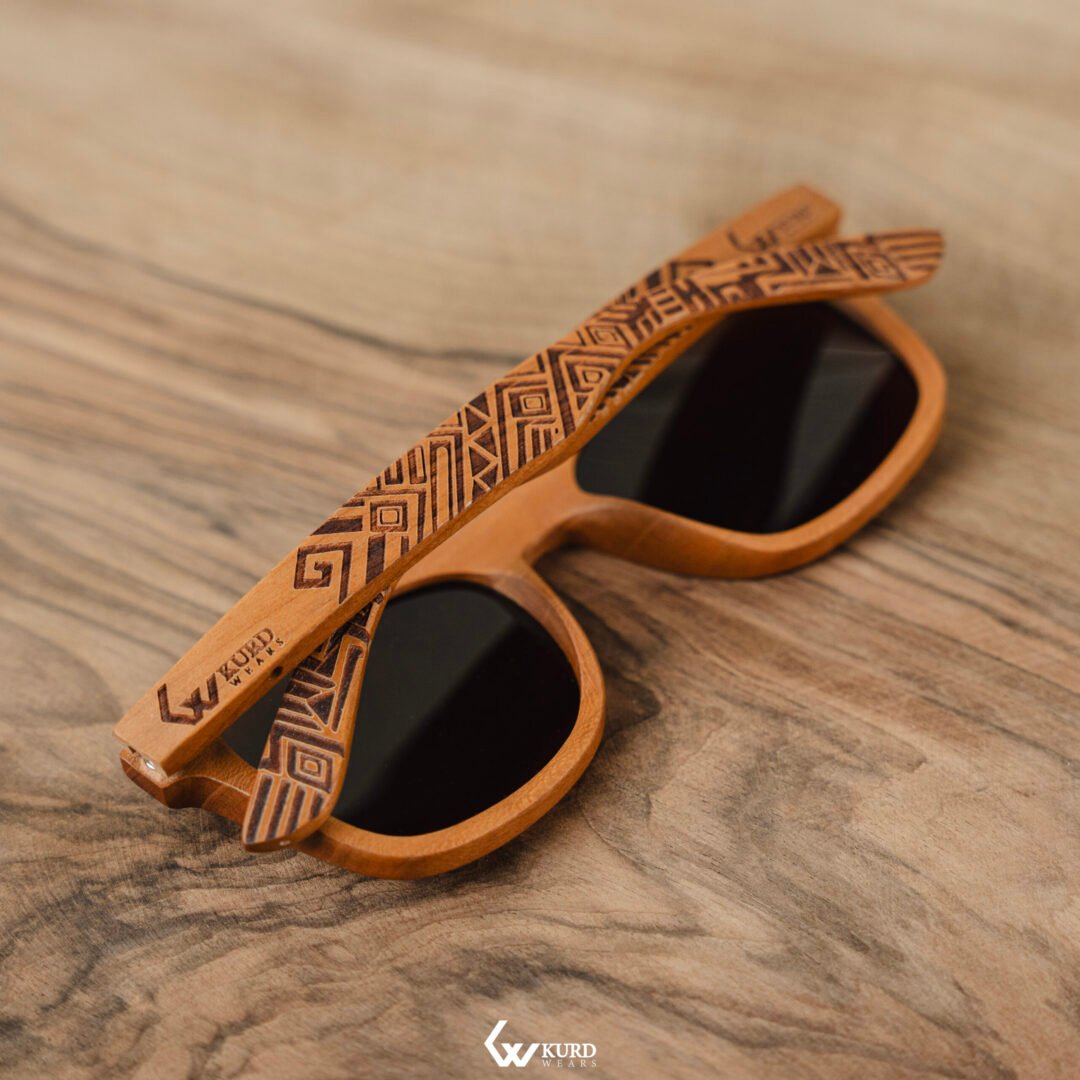 Classic Gold Wooden Sunglasses - Image 12