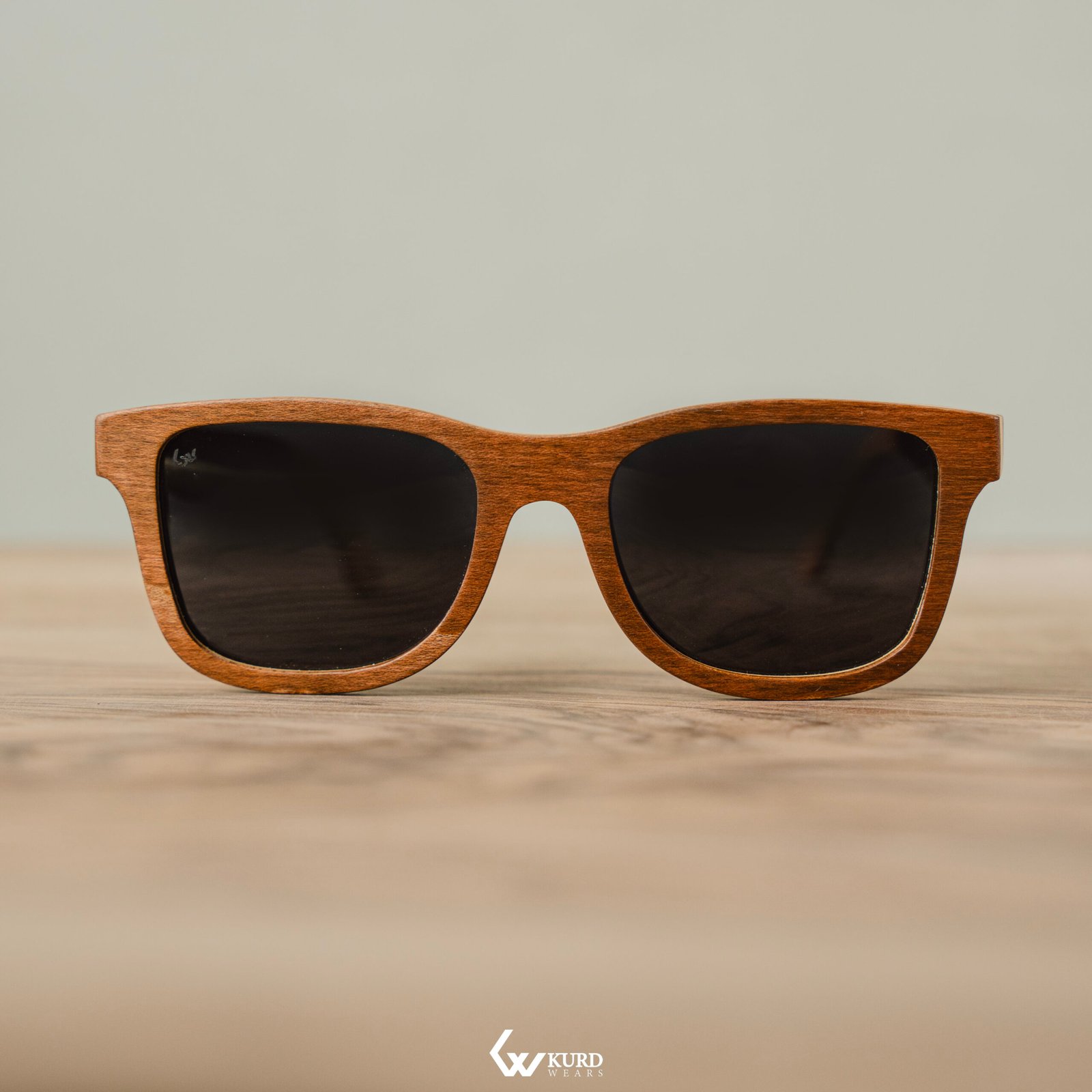 Classic Brown Wooden Sunglasses