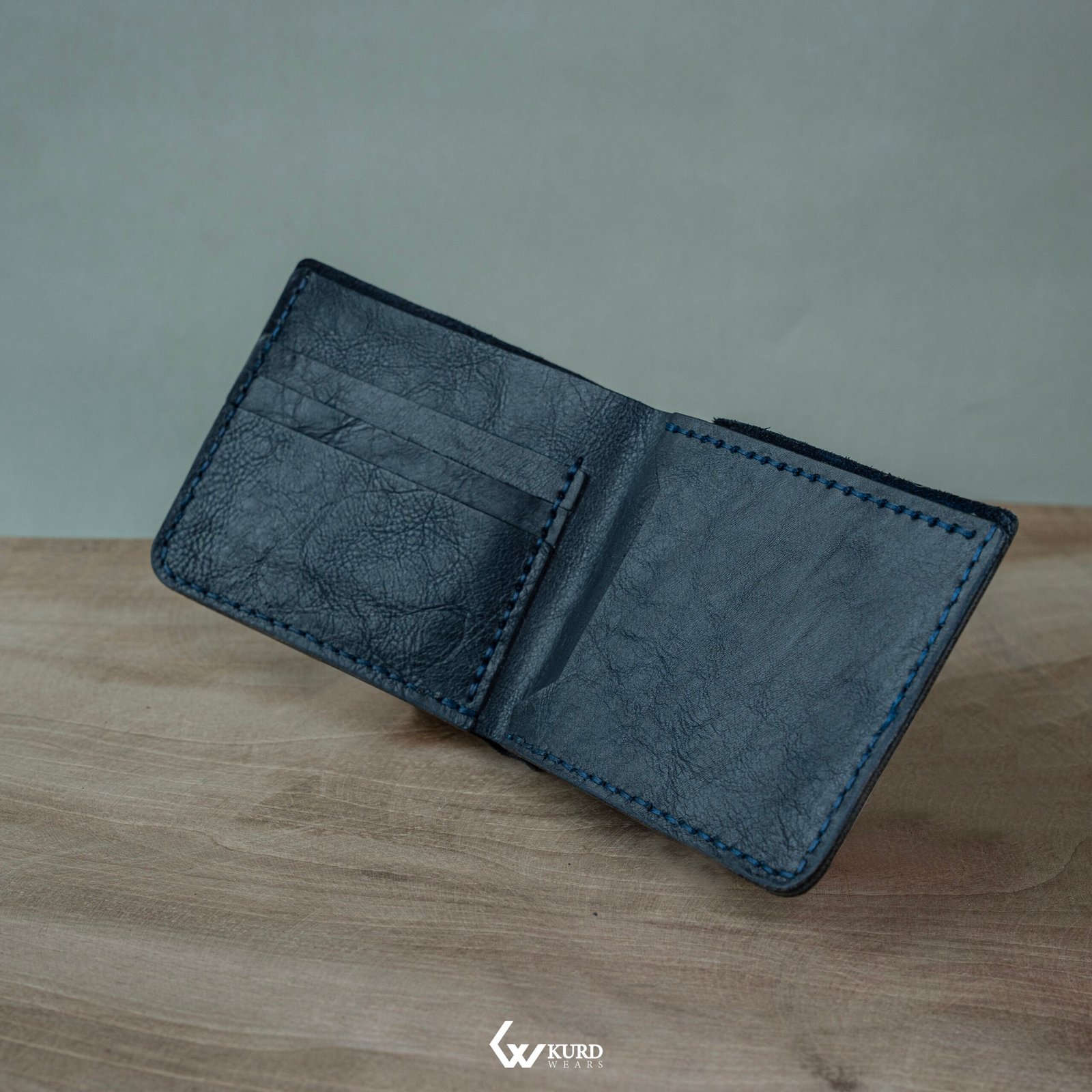 Bifold Wallet - Navy Blue Divan