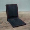 Bifold Wallet - Black Red Stitches