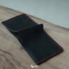 Bifold Wallet - Black Red Stitches