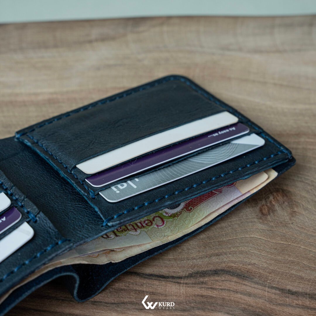 Bifold Wallet - Navy Blue Divan - Image 9