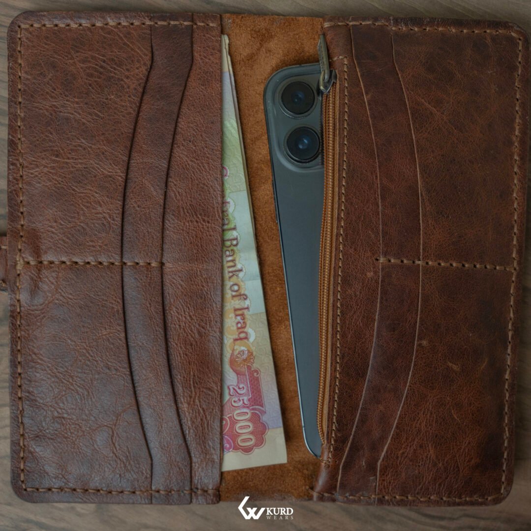 Artisan Long Zipper Wallet - Brown Divan - Image 2