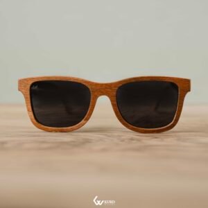 Classic Gold Wooden Sunglasses