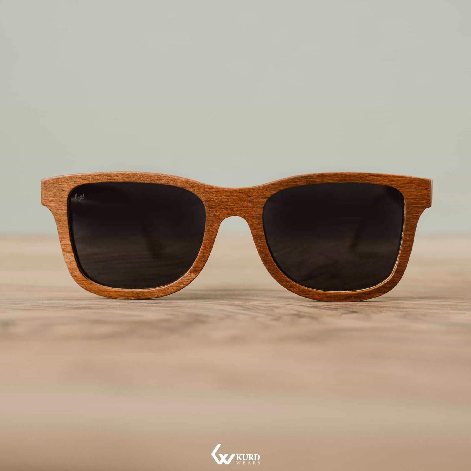 Classic Gold Wooden Sunglasses