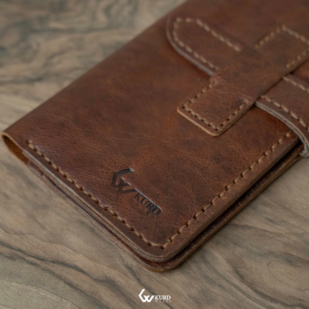 Artisan Long Zipper Wallet - Brown Divan