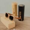 Classic Gold Wooden Sunglasses