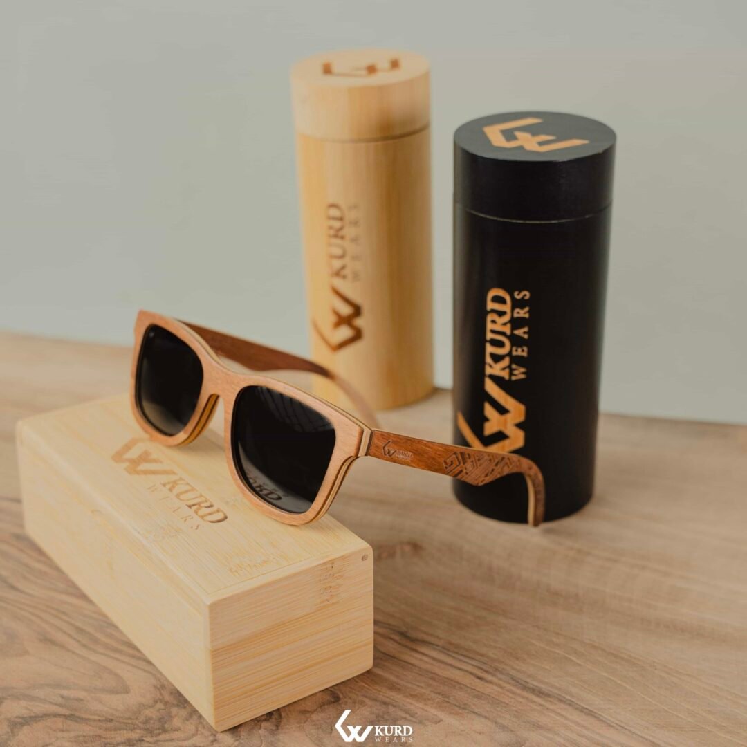 Classic Gold Wooden Sunglasses