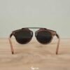 SKA Black Wooden Sunglasses