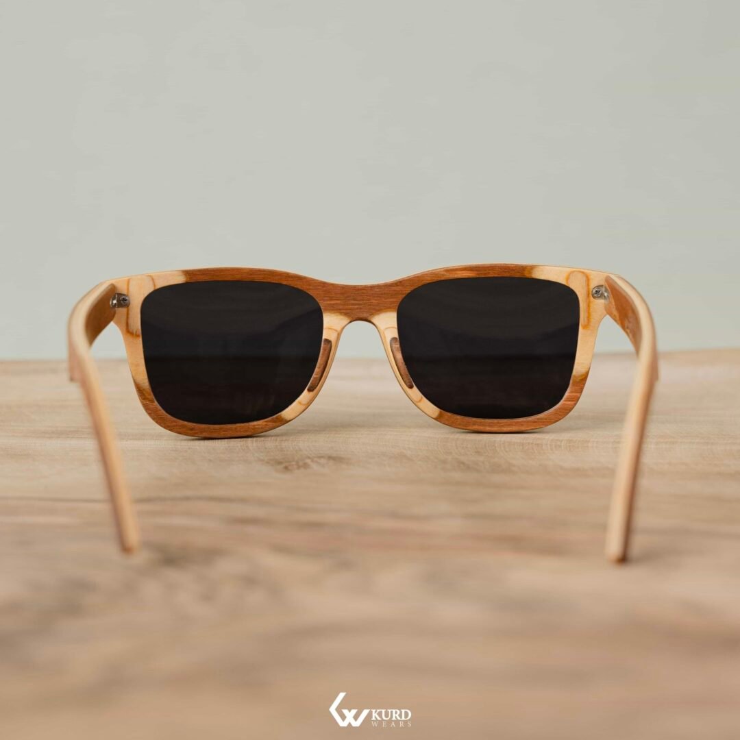 Classic Gold Wooden Sunglasses
