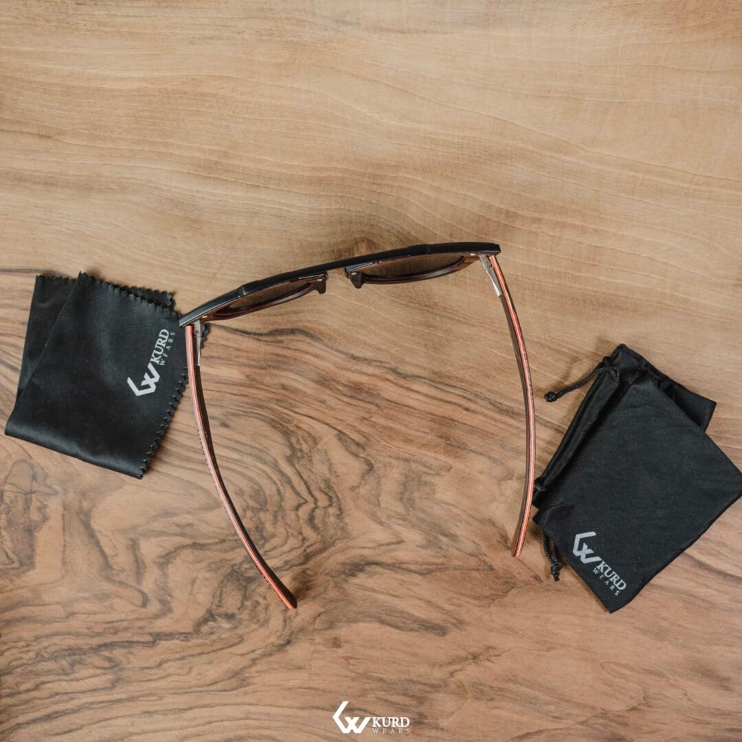 SKA Black Wooden Sunglasses