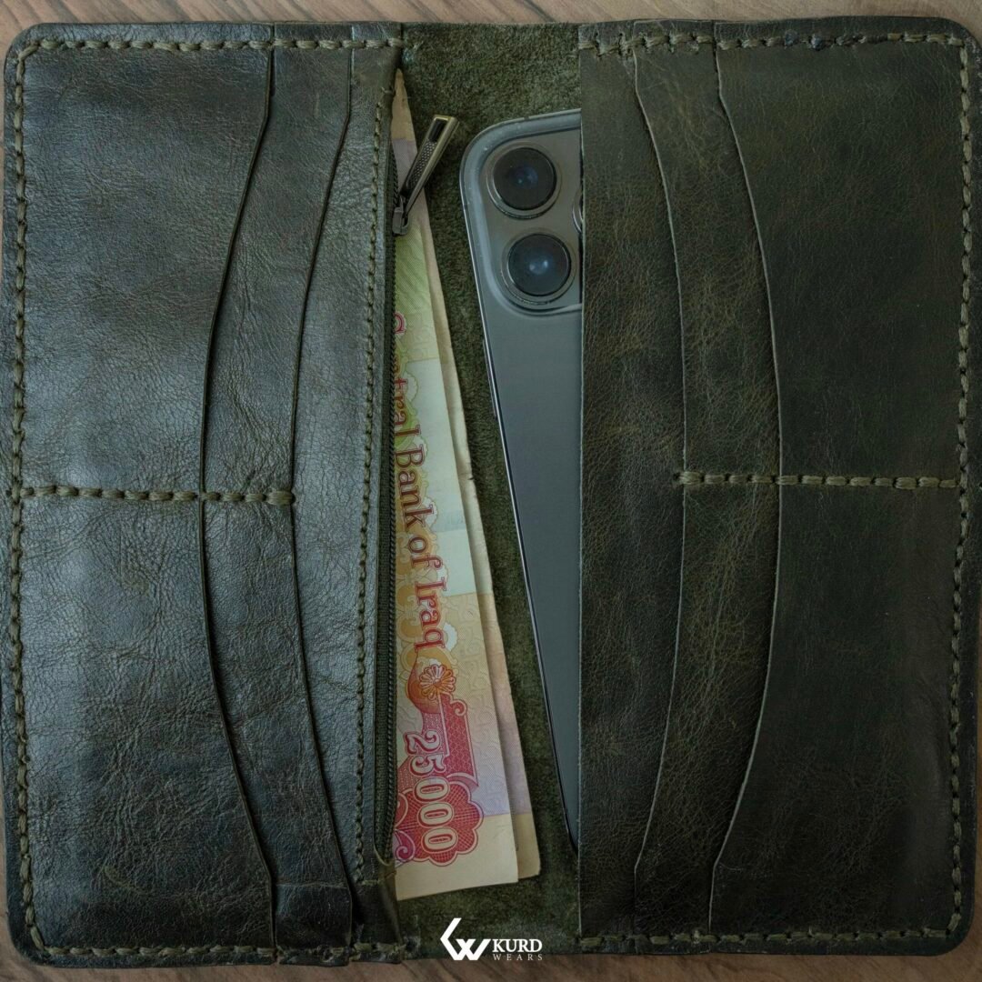 Artisan Long Wallet - Green Divan