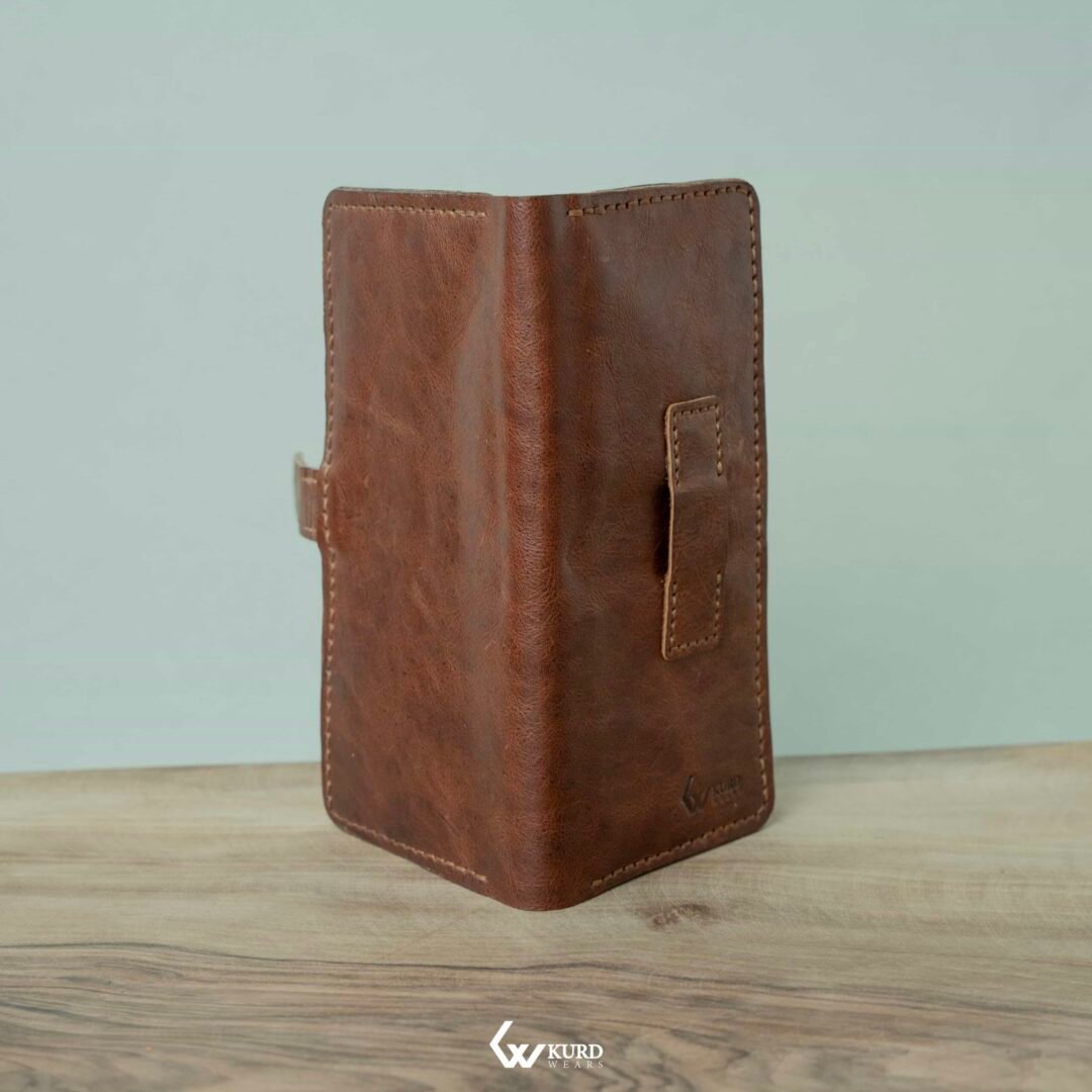 Artisan Long Zipper Wallet - Brown Divan