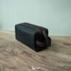 Premium Handbag - Black and Red Stitches