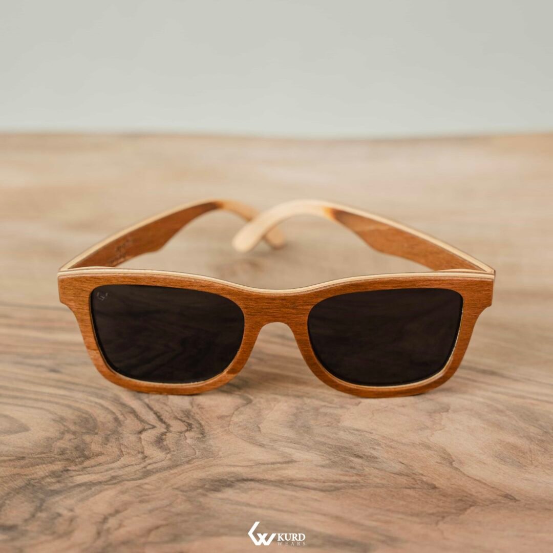 Classic Gold Wooden Sunglasses