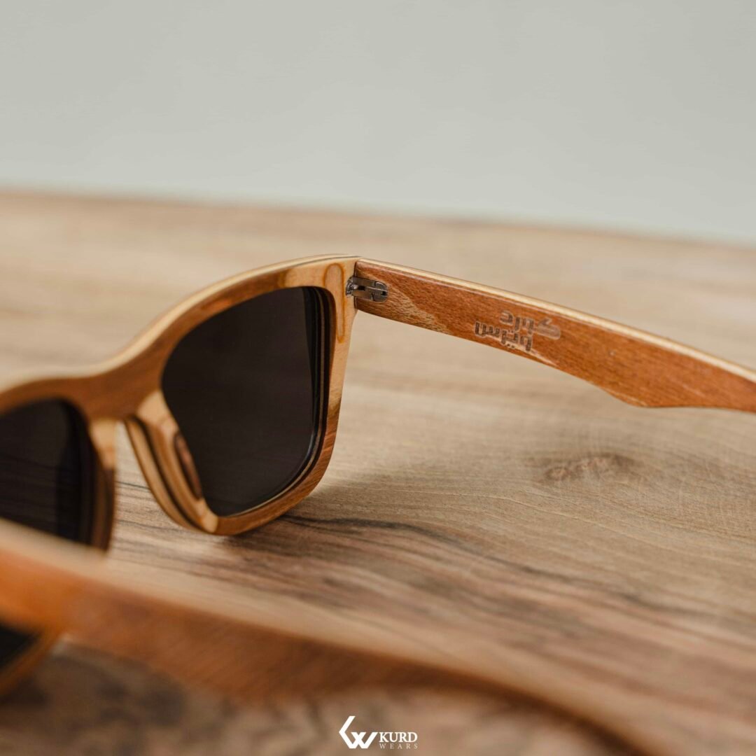 Classic Gold Wooden Sunglasses
