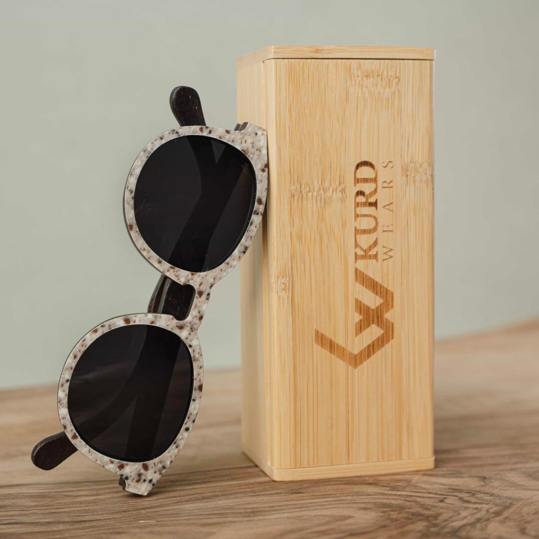 Marble Round Sunglasses